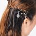 Vintage Coin & Leaf Metal Set, Tassel Beaded DIY Hair Accessories For Dreadlocks & Braids_voghion.com