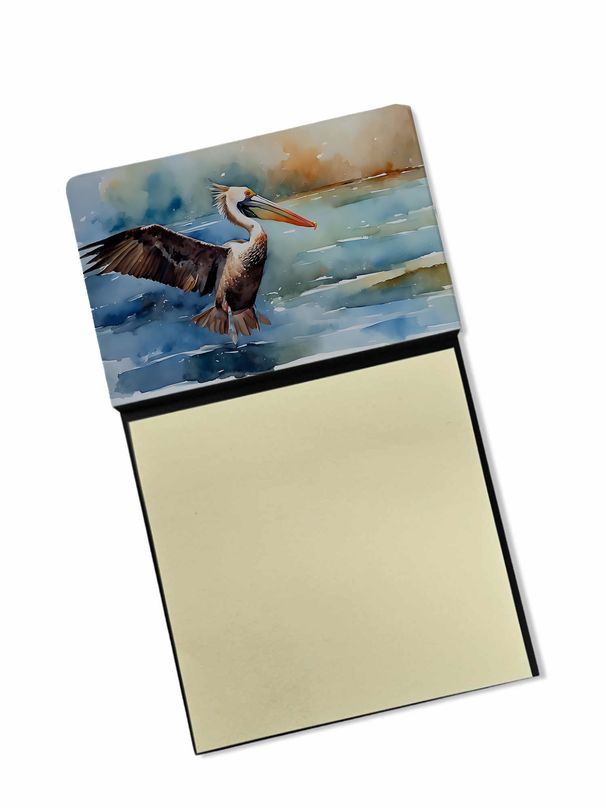 NEW Pelican Sticky Note Holder Refillable Dispenser Self-Sticky Note Pads, Memo Pads Blank Desk Accessories_voghion.com