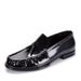 Liusu Lefu Lackleder, Britischer Eleganter Pippy, One Step Casual Echtleder Herren Trendy Bean Schuhe, Koreanisch_voghion.com