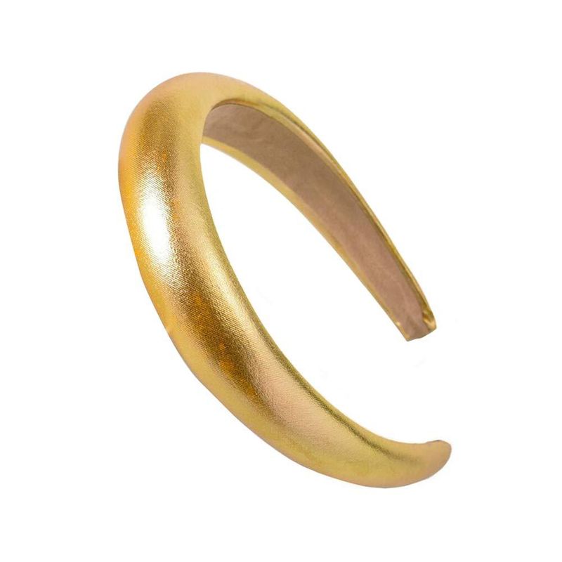 Novos acessórios de cabelo de esponja de couro, tecido versátil, faixa de cabeça feminina_voghion.com