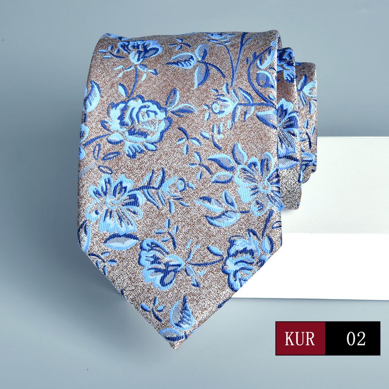 Herren Krawatte Formale Business 8cm Hand-Geknüpfte Jacquard Geburtstag Geschenk Bräutigam Neue Frühling Stil_voghion.com