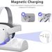 VR Charging Bracket for Oculus Quest 2 VR Headset Controller Fast Charging Dock magnetic Stand Set  for Quest 2_voghion.com