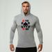 Men's fitness hoodie autumn and winter sports cotton coat casual running top_voghion.com