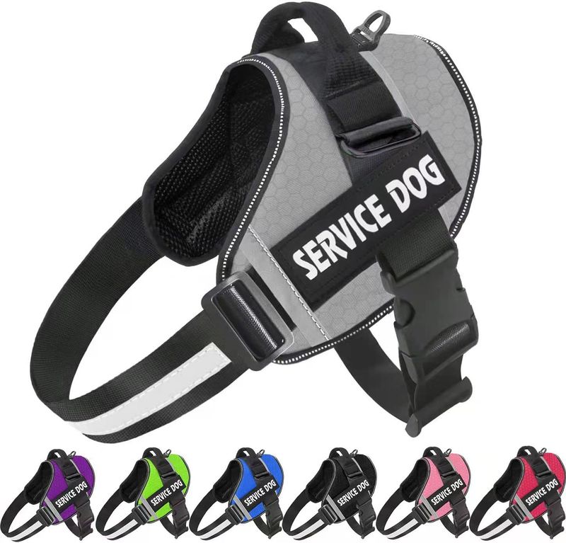 Medium And Pet Harness Reflective Vest Style Dog Walking Leash For Large Dogs_voghion.com
