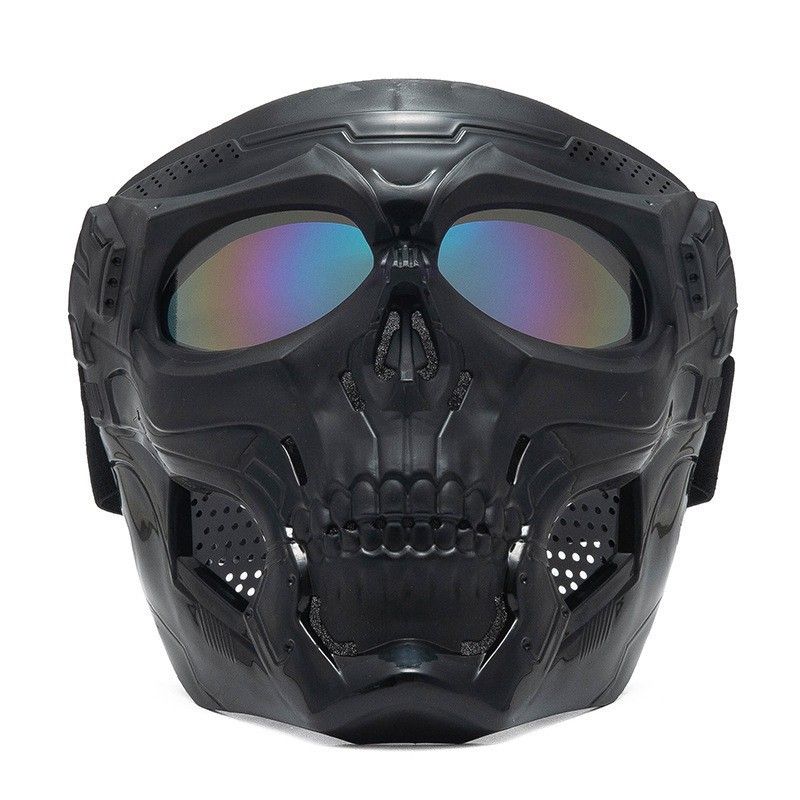 Winddichte Motorrad-Reitbrille, Ski-Retro-Harley-Maske, Outdoor-Brille, Langlauf-Motorradausrüstung, Fahrradbrille_voghion.com