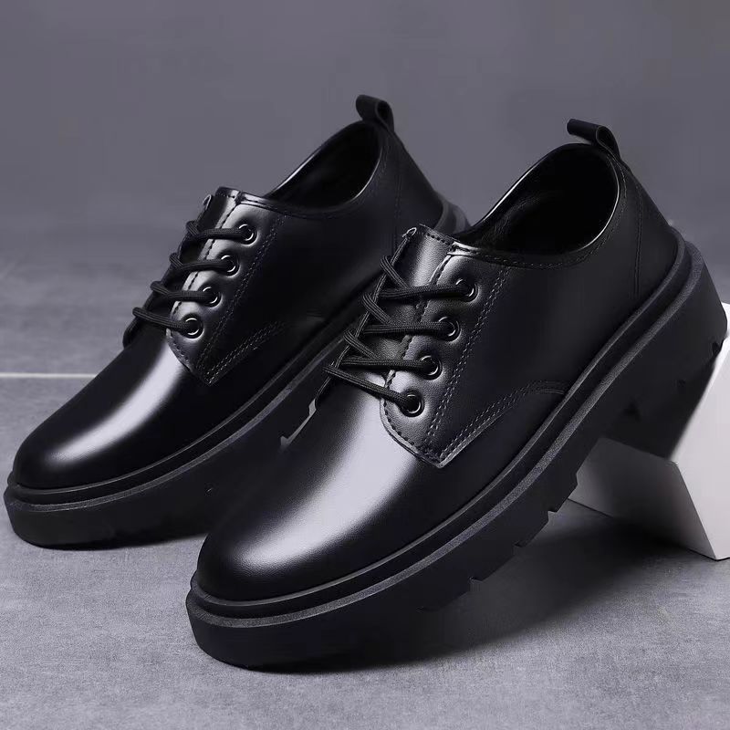 Scarpe da lavoro stringate slip-on in pelle scamosciata formale da uomo Oxford_voghion.com