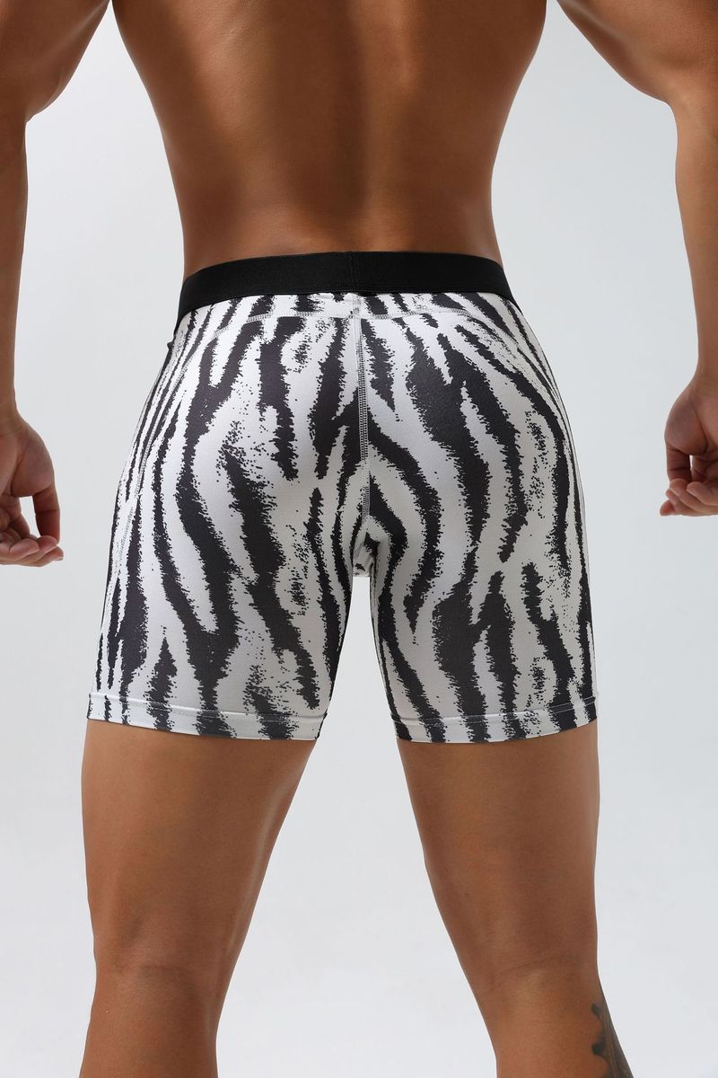 Herrenbekleidung Fitness-Shorts Schnelltrocknende Milchseide Enge Dreiviertelhose Atmungsaktive Hüfthebende Lauf-Fitness-Shorts_voghion.com