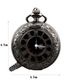 Men's And Women's Fashion Retro Hollow Clamshell Pocket Watch Necklace_voghion.com