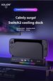 Dock di raffreddamento con illuminazione RGB e doppio hub USB/NGC - Supporto regolabile con velocità multi-ventola per Switch 2 | Design montabile a parete con protezione da sovracorrente_voghion.com