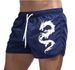 Men's Quick-Dry Polyester Beach Shorts With Dragon Print - Lightweight, Breathable Stylish For Summer Sports & Casual Wear (Multiple Colors & )_voghion.com