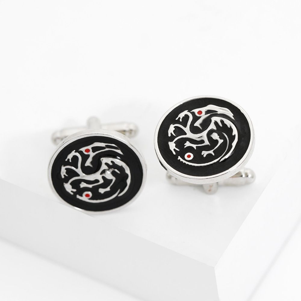 nuovi gemelli rotondi con diamanti gemelli da camicia da uomo in stile etnico alla moda_voghion.com