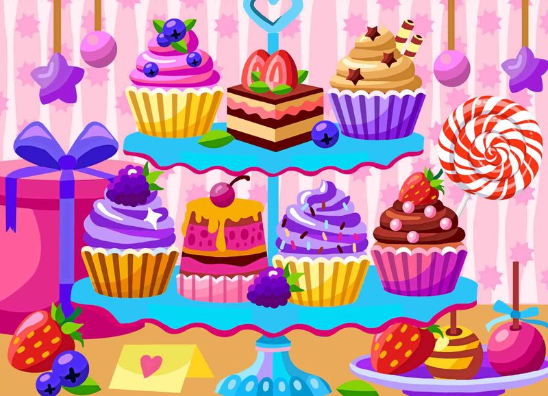 Cake World Jigsaw Puzzles 1000 Piece_voghion.com