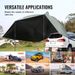 Awning With Awning Shade Car Extended Side UV50+ X Portabl PU2000mm 7' 10' Canopies Coverage Vehicle Large Car And Side Awning_voghion.com