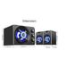 Głośnik komputerowy USB PC Desktop Power Bluetooth Plus USB-TF-AUX Subwoofer z kolorową diodą LED 2.1 3-kanałowy_voghion.com