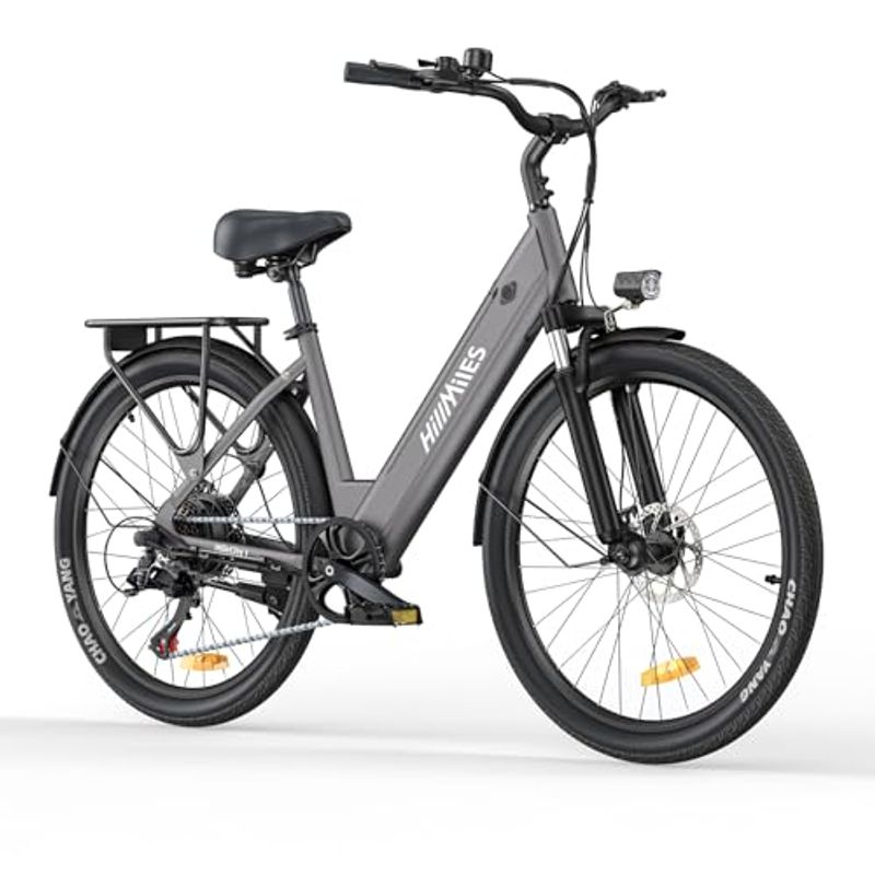 MileCity1 26" Erwaene, 7 Gang Elektrofahrrad mit Austauschbarem 36V 13Ah Akku, 25 km/h y 80-100km Reichweite E-Bike_voghion.com