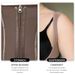 K Plus Size Corset Body Shaper With Thin Shoulder Straps, Button And Zipper Waist Cincher._voghion.com