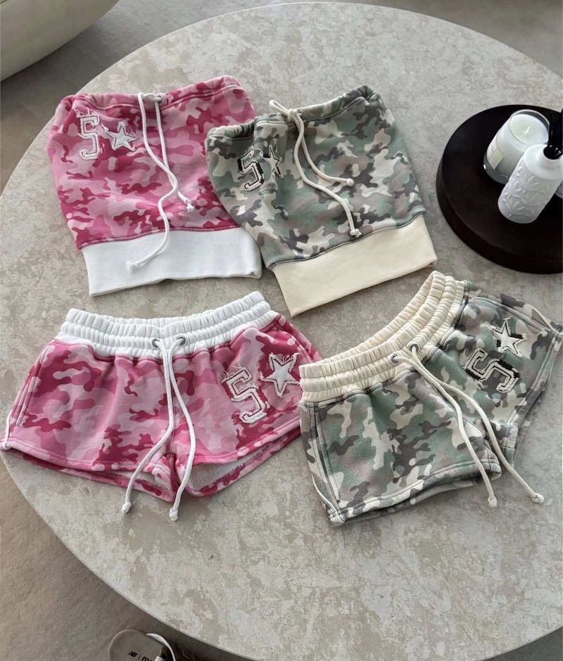 Women's Clothing Y2k Hip Hop Short Cardigan Hoodie Sweatshirt Street INS Hot Girl Loose Long Sweatpants Suit_voghion.com