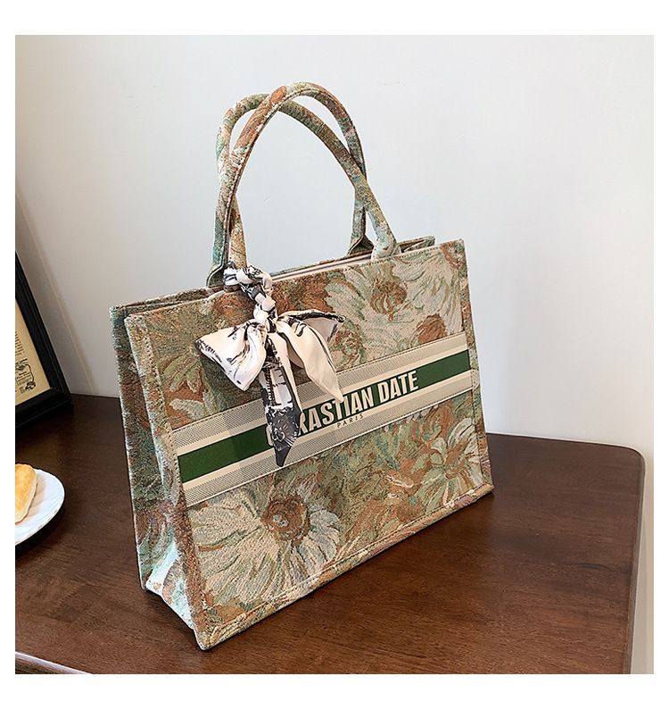 Fraen 2023 Nei Täsch Trend Graffiti Leinwand Schëllertasch Moud Casual Grouss Kapazitéit Handtasche_voghion.com