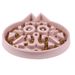 Multi-size Patterned Bamboo Fiber Melamine Colorful Decal Pet Cat Dog Slow Feeder Bowl_voghion.com