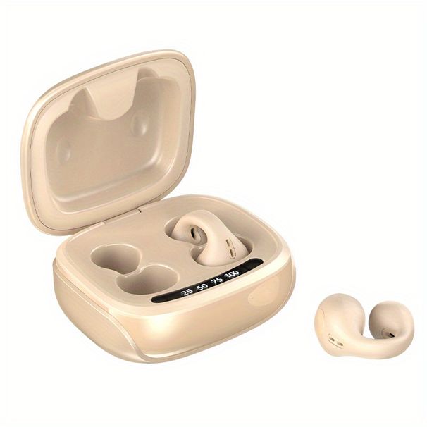 Run & Cycle Free: Wireless Sport Earbuds with Open-Ear Design, Touch Control, Noise-Cancelling Microphone, and Rechargeable Case for Active Lifestyles_voghion.com