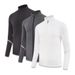 FiveHappyiness Men's Spring/Autumn Elastic Long-Sleeved Fitness Jacket, Casual Sports Running Stand Collar Zipper Quick-Drying Elastic Top_voghion.com