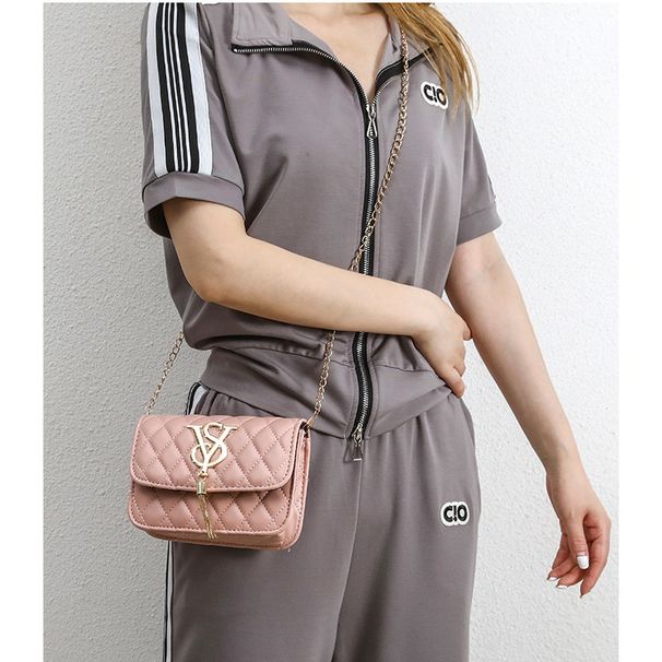 Xiaoxiangfeng Lingge Chain női 2023 új, sokoldalú, sikkes, mini, négyzet alakú, diáktáska_voghion.com