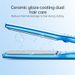 New Model And Curler Dual-use Curling Iron Blue Straightener Hair Styling Tool_voghion.com