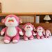 Pink Plush Adorable Gorilla Toy For Kids And Girls With Soft Plush Fabric Short_voghion.com