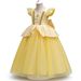 Mother & Kids Halloween Princess Girls Dress Puff Sleeve Skirt_voghion.com