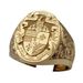 New Carved Godfather Totem Emblem Ring, Men's Personalized Color Jewelry, High Grade Ring_voghion.com