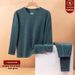 Herren Thermo-Unterwäsche-Set für den Winter, verdickte Kleidung mit Samt, Herbsthose, deutsche Samttemperatur_voghion.com