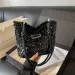 Frauen Pailletten Solide Shiny Stachels Eimer Griff Weibliche Casual Pendeln Schulter Pack Dame Weiche Große Kapazität_voghion.com