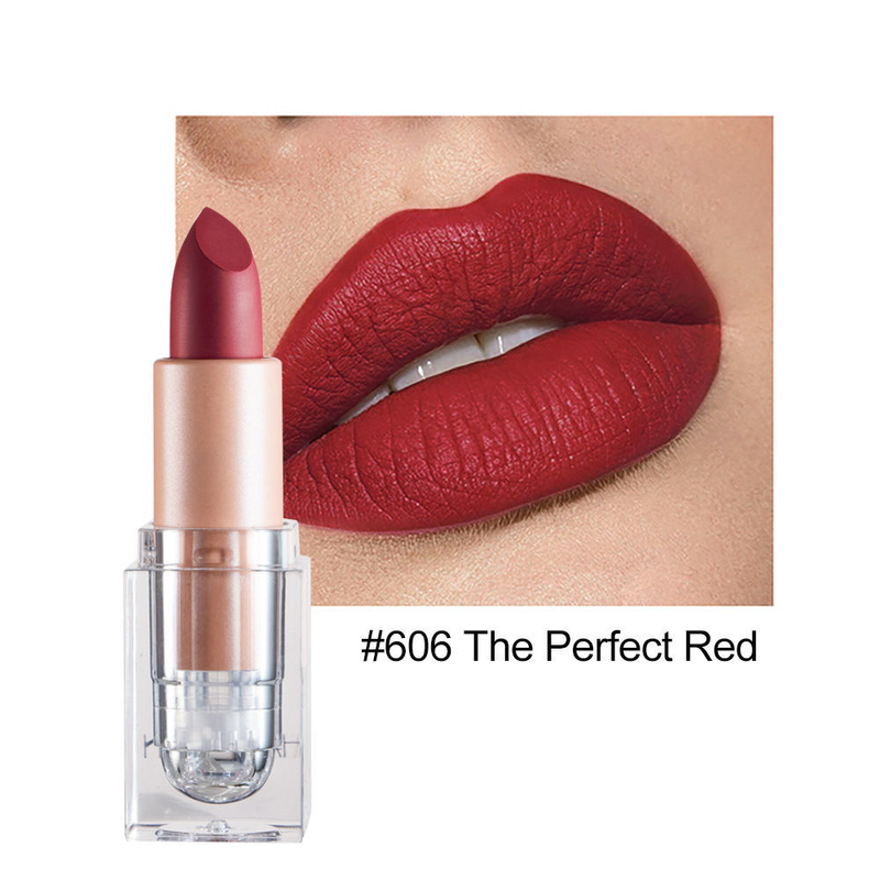 Ice 24ss Rossetto opaco 12 colori Rossetto Difficile da decolorare Pasta di fagioli nudi Rosa Studente Piccola marca_voghion.com