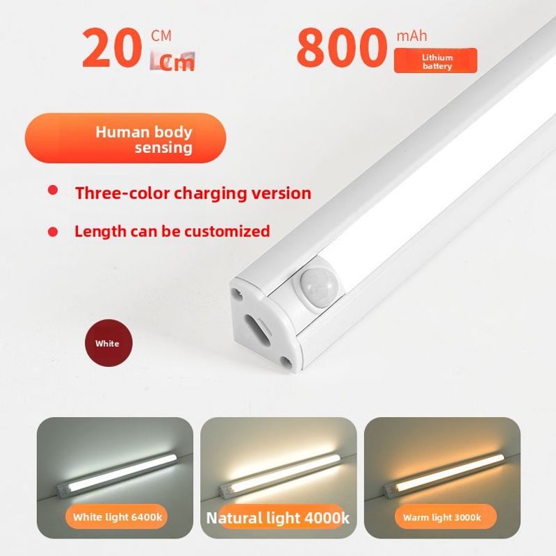 Wine Wiring-Free Right-Angle Charging Human Body Induction With Magnetic Suction Triangle Lamp Shoe Display Cabinet_voghion.com