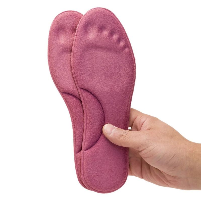 Vinter Selvvarmende indlægssåler Fod Thermal Thicken Skridsikker indersål Memory Foam Skopuder Varme Sportssko Indlæg til_voghion.com