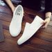New Spring Autumn Breathable Waterproof Men's Women's Microfiber Work Shoes One Foot Pedal Lazy Shoes Wear-resistant Sneakers_voghion.com
