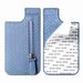 TechGlobe Universal Bag Slot Stand Zipper Phone Holder Back Sticker 3M Adhesive Multi-Function Card Case Wholesale_voghion.com