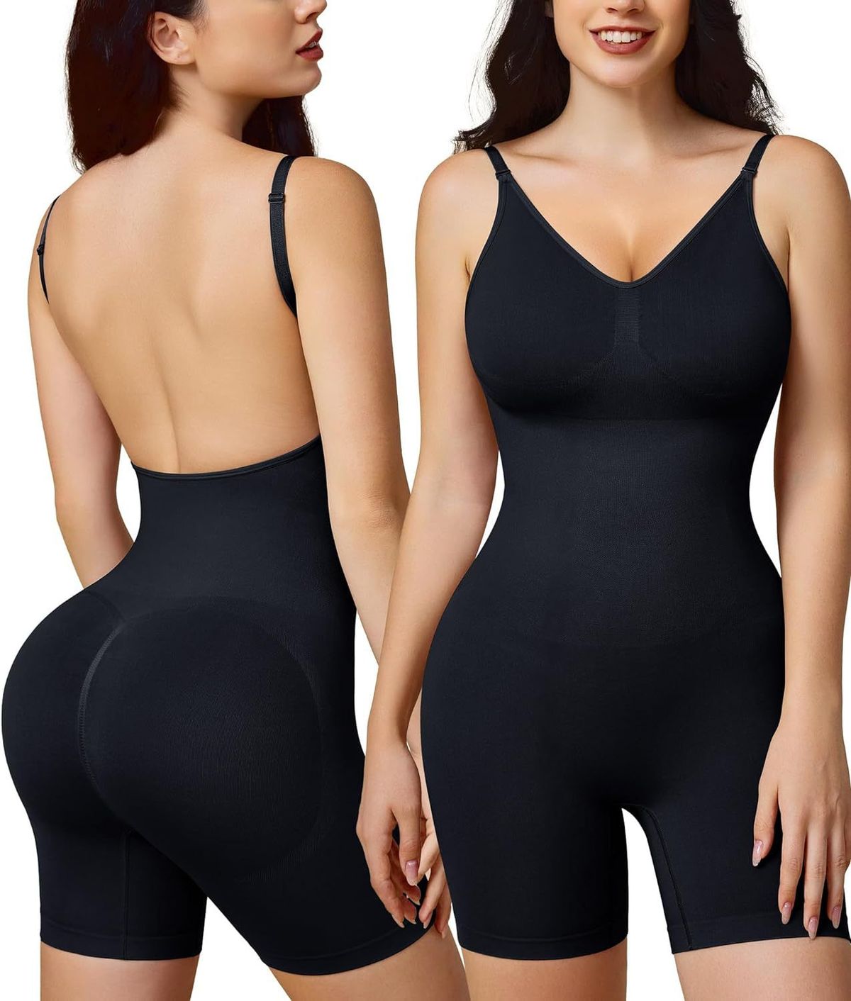 Nahtlose Shapewear in Übergröße, Taillenkorsett für Damen, Hüftlifting, Rückenleckage, Rückenschönheit, Strumpfhose mit flachem Winkel_voghion.com