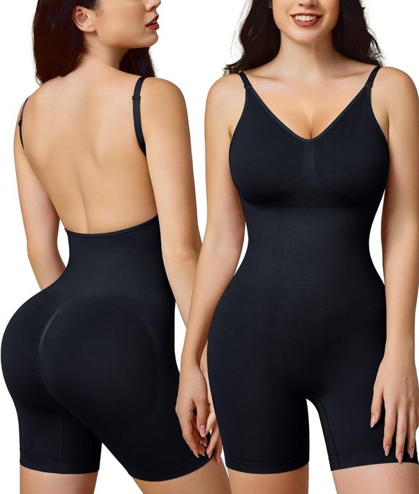 Nahtlose Shapewear in Übergröße, Taillenkorsett für Damen, Hüftlifting, Rückenleckage, Rückenschönheit, Strumpfhose mit flachem Winkel_voghion.com