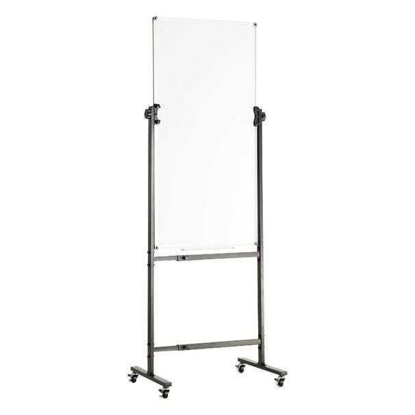 Erase Mobile Whiteboard Wheels Height 24x48 Magnetic Inches With Rolling Magneti Dry Adjustable Board Whiteboard Doublesided 1_voghion.com