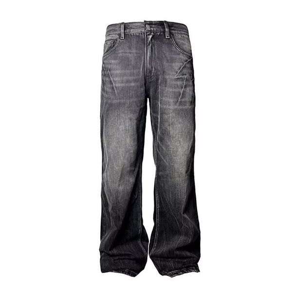 Streetwear-Jeans für Herren | Vintage-inspirierte Straight-Fit-Jeans | Leicht und entspannt für lässigen und urbanen Stil_voghion.com