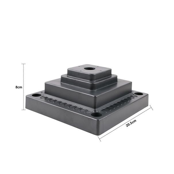 Solarbetriebene Außenpfostenleuchten - Wasserdichte Gartenwandlampe mit antikem Bronze-Finish, LED-Wegebeleuchtung für die Terrasse,_voghion.com