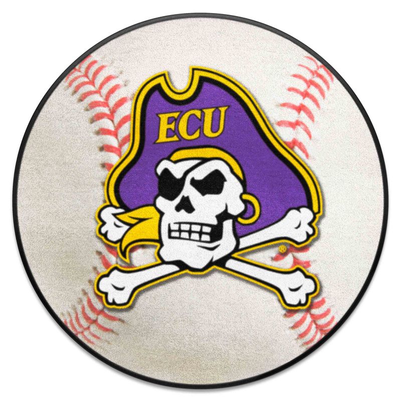 East Carolina Baseball Mat 27" diameter_voghion.com