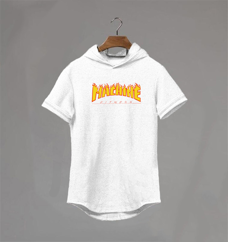 Sommar huva för män Street Fitness Andas Elastisk Slim Fit Elastisk Svettabsorberande Muscle Hane_voghion.com