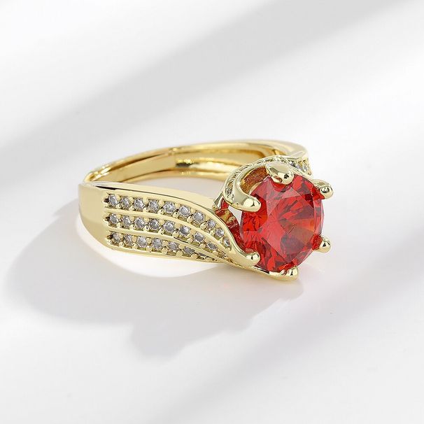 Anello da donna a tre file con diamanti coltivati, design di lusso leggero, regalo di proposta di matrimonio, regalo di compleanno per donna_voghion.com