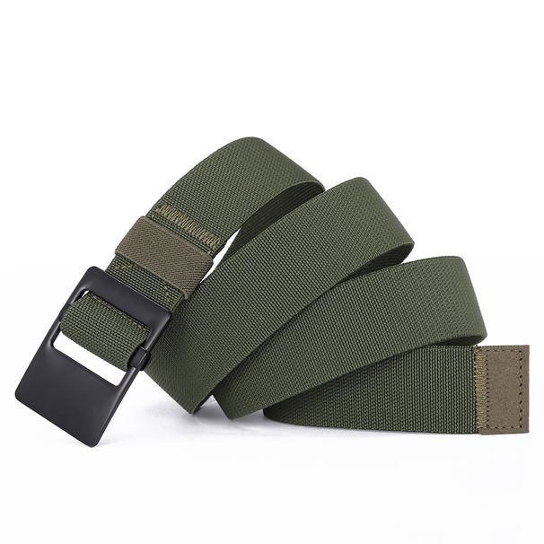 Cinture elastiche intrecciate per uomo e donna - Fibbia decorativa, stile casual e versatile_voghion.com