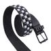 with Square Beads Pyramid Rivets For Women Punk Jeans Belt_voghion.com
