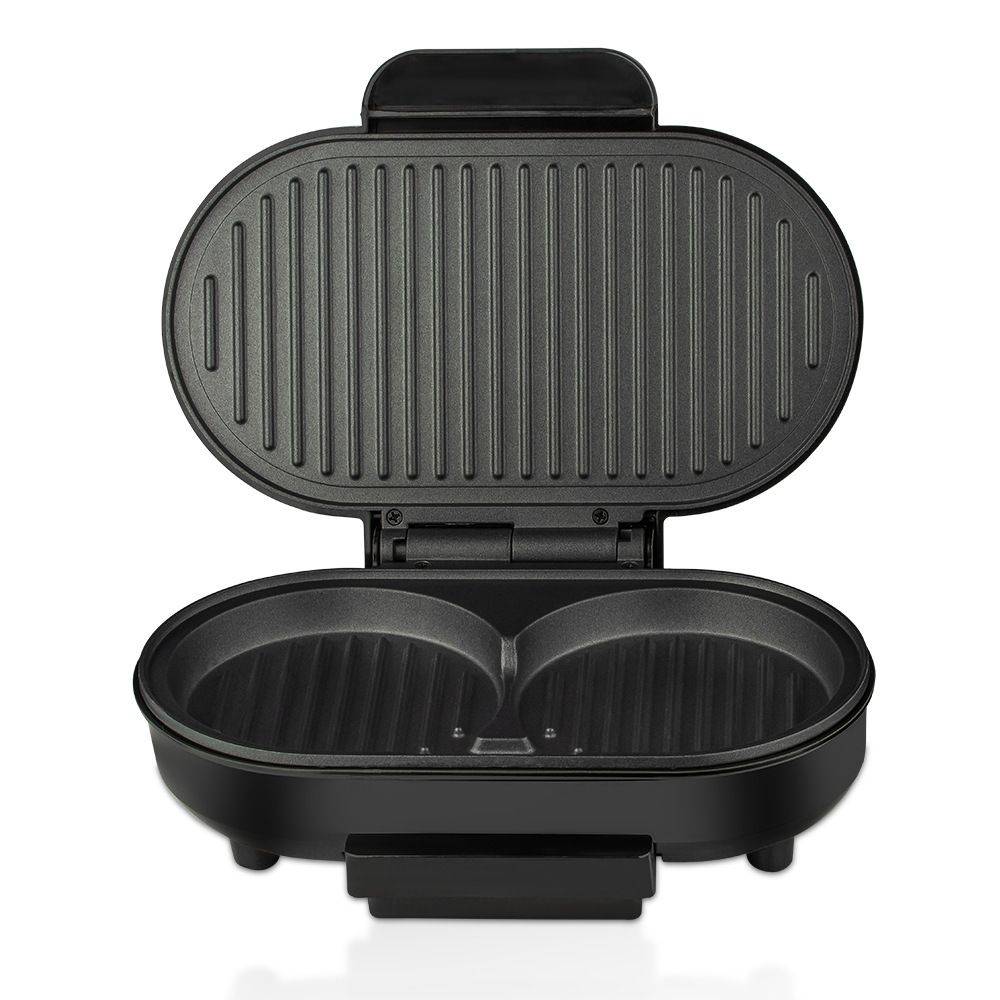 Macchina per hamburger elettrica - Macchina per la colazione domestica per bistecche, uova e muffin, alimenti leggeri, standard UE_voghion.com