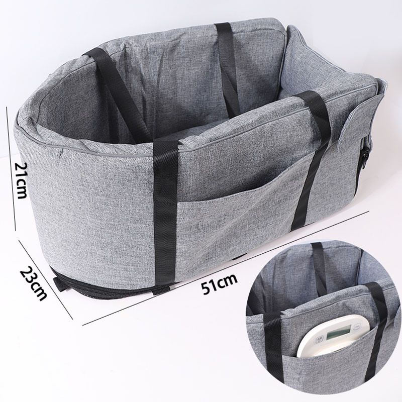 Bed Dual-use Portable Pet Seat Cushion For Car Center Console_voghion.com