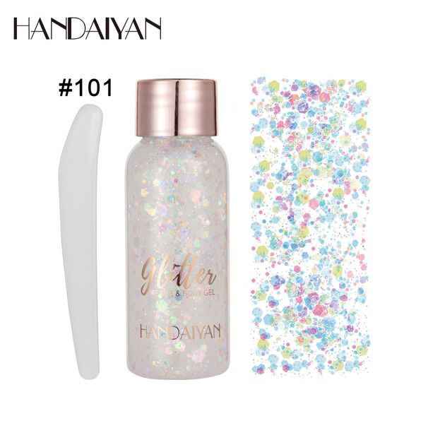 3 set da 24 pezzi di ombretto glitterato, gel con paillettes, sirena, latte per il viso e il corpo, performance sul palco, discoteca, capelli da sposa_voghion.com